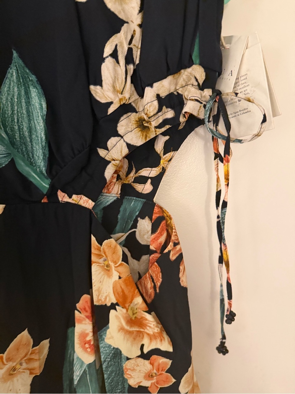 Agua by Agua Bendita Otno Danza Cut Out Floral Mini Dress - Picture 6 of 8